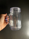 20oz Plastic Mason Jar