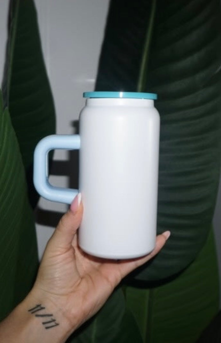 16 oz Stainless Steel with Handle